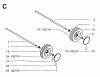 Jonsered 446 R - Walk-Behind Mower (1995-01) Listas de piezas de repuesto y dibujos WHEELS TIRES #1