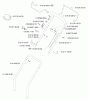 Jonsered 560 RDE - Walk-Behind Mower (2001-03) Listas de piezas de repuesto y dibujos HANDLE CONTROLS