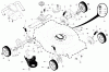 Jonsered 961480022 (96148002200) - Walk-Behind Mower (2011-01) Listas de piezas de repuesto y dibujos DRIVE