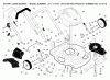 Jonsered LM2155MD (96121001900) - Walk-Behind Mower (2009-01) Listas de piezas de repuesto y dibujos FRAME ENGINE