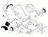 Jonsered LM2155MD (96121001902) - Walk-Behind Mower (2010-11) Listas de piezas de repuesto y dibujos FRAME ENGINE