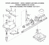 Jonsered LM2155MD (J2155MDA, 954130098) - Walk-Behind Mower (2003-01) Listas de piezas de repuesto y dibujos GEAR CASE