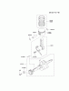 Kawasaki Motoren FE120D-AS03 - Kawasaki FE120D 4-Stroke Engine Ricambi PISTON/CRANKSHAFT