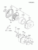 Kawasaki Motoren FA210D-AS24 - Kawasaki FA210D 4-Stroke Engine Ricambi AIR-FILTER/MUFFLER