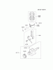Kawasaki Motoren FE120G-AS03 - Kawasaki FE120G 4-Stroke Engine Ricambi PISTON/CRANKSHAFT #1