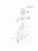 Kawasaki Motoren FE120G-BS03 - Kawasaki FE120G 4-Stroke Engine Ricambi PISTON/CRANKSHAFT