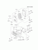 Kawasaki Motoren FE120G-DS00 - Kawasaki FE120G 4-Stroke Engine Ricambi AIR-FILTER/MUFFLER