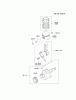 Kawasaki Motoren FE120G-GS00 - Kawasaki FE120G 4-Stroke Engine Ricambi PISTON/CRANKSHAFT