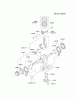 Kawasaki Motoren FE290D-AS18 - Kawasaki FE290D 4-Stroke Engine Ricambi PISTON/CRANKSHAFT