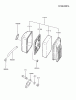 Kawasaki Motoren FG270G-AS01 - Kawasaki FG270G 4-Stroke Engine Ricambi AIR-FILTER/MUFFLER