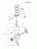 Kawasaki Motoren FG270G-AS01 - Kawasaki FG270G 4-Stroke Engine Ricambi PISTON/CRANKSHAFT