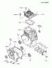 Kawasaki Motoren FG300D-FS01 - Kawasaki FG300D 4-Stroke Engine Ricambi CYLINDER/CRANKCASE