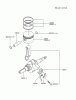 Kawasaki Motoren FA210D-LS00 - Kawasaki FA210D 4-Stroke Engine Ricambi PISTON/CRANKSHAFT