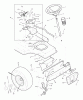 Murray 38715A - 38" Lawn Tractor (1999) Listas de piezas de repuesto y dibujos Steering