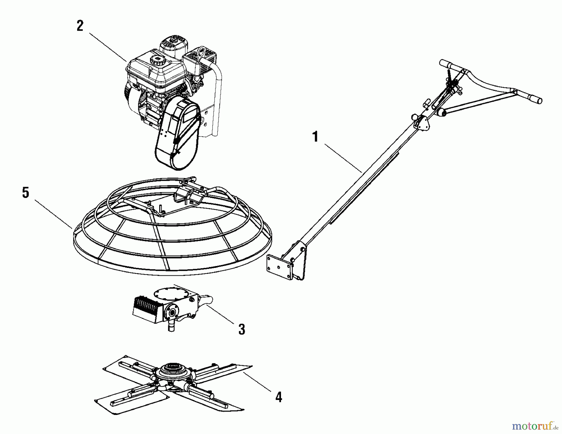  Murray Sonstiges EX436-T (866056) - Briggs & Stratton Power Trowel Main Unit (866056)