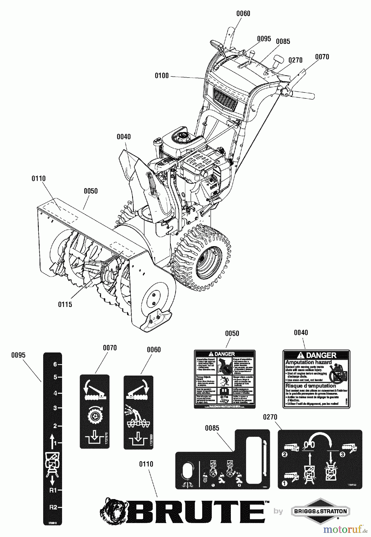  Murray Schneefräsen 1695874 - Brute 33