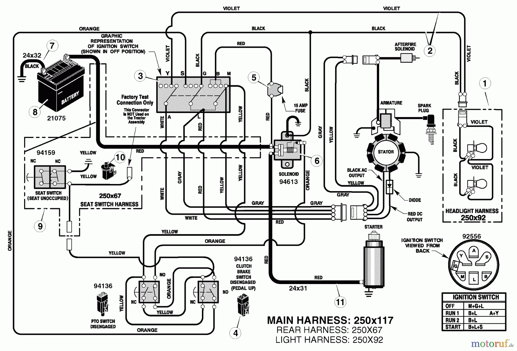  Murray Rasen- und Gartentraktoren 405000x8D - Scotts 40