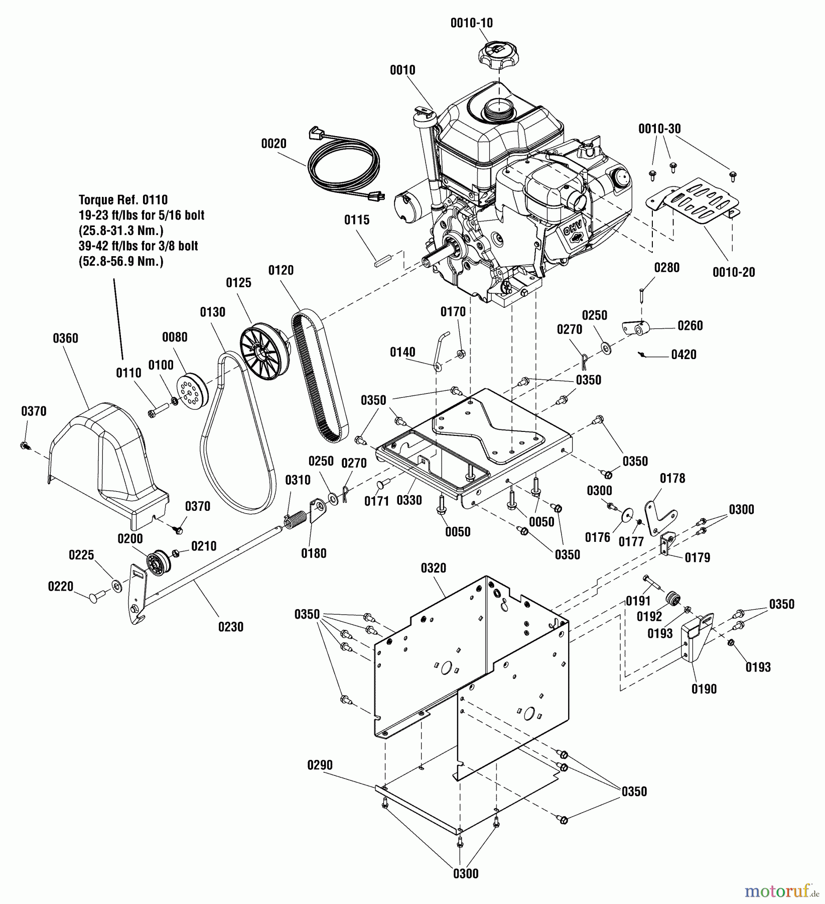  Murray Schneefräsen 1696281-00 - Brute 27