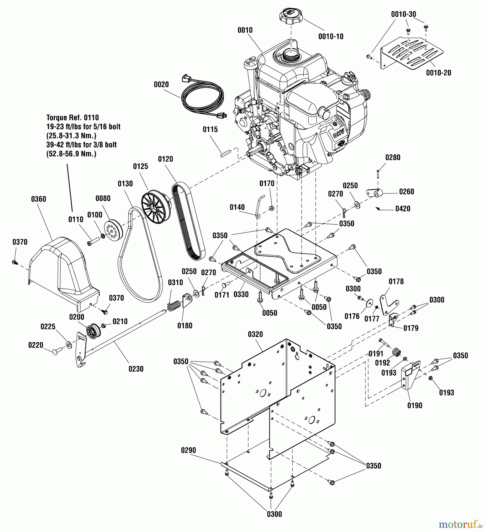  Murray Schneefräsen 1696282-00 - Brute 29