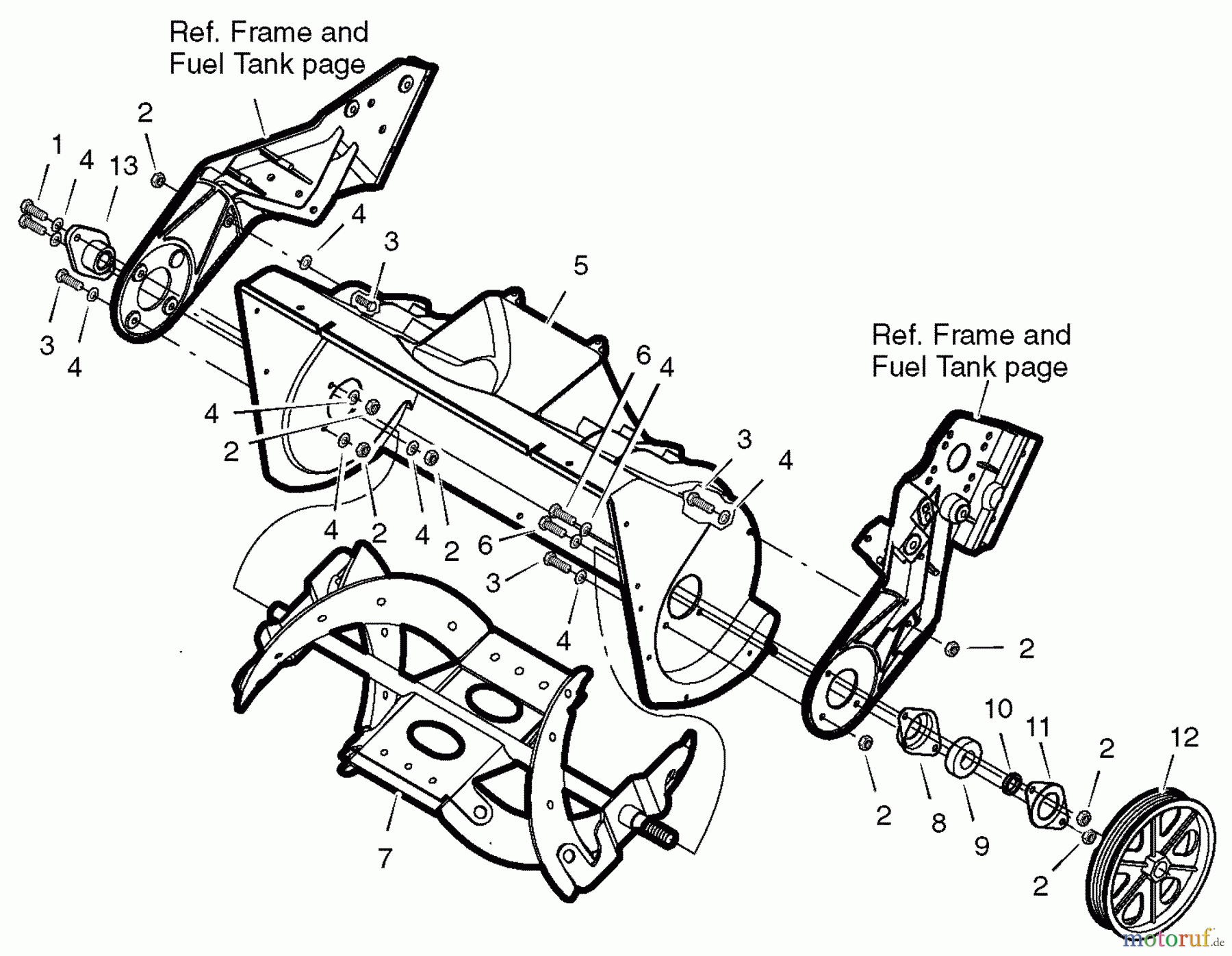 Murray Schneefräsen 536.881500 - Craftsman 22