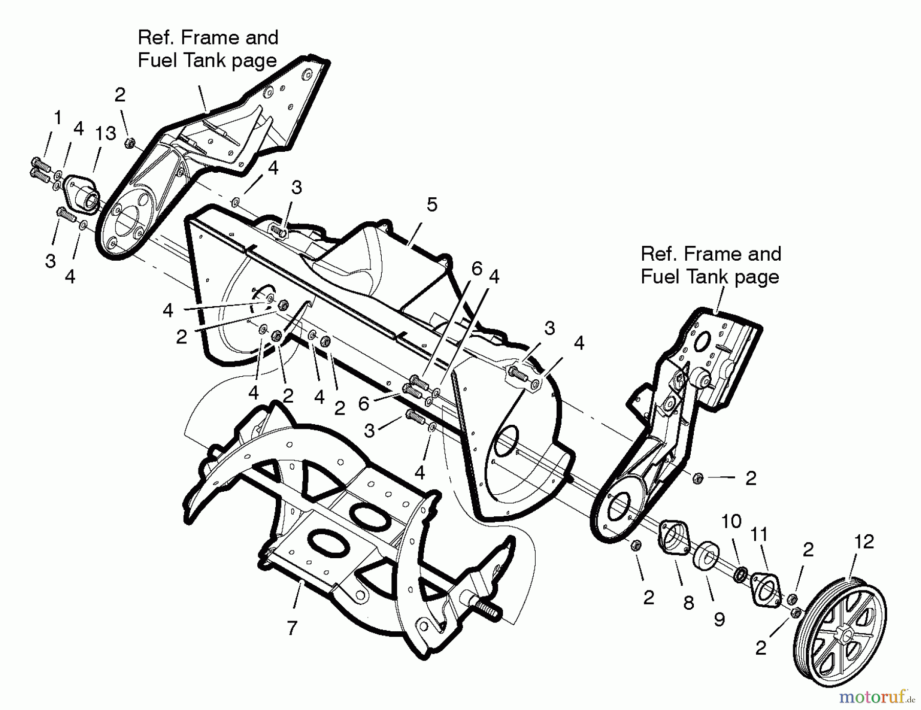  Murray Schneefräsen 536.881501 (88150100NB) - Craftsman 22