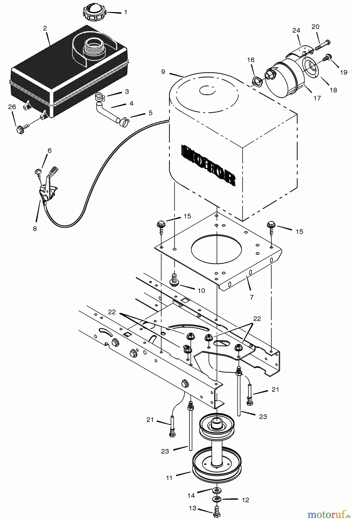  Murray Rasen- und Gartentraktoren 405002x8A - Scotts 40