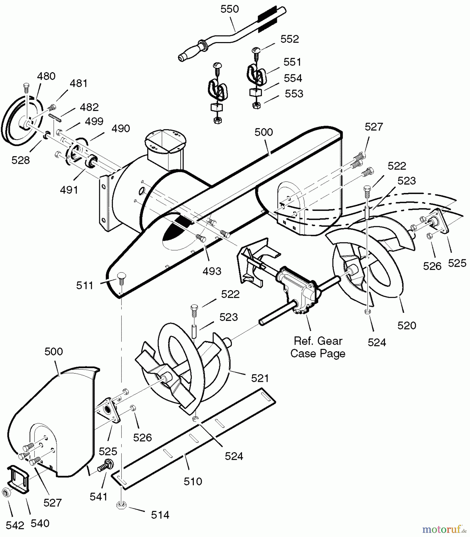  Murray Schneefräsen 536.887995 - Craftsman 29