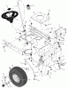 Murray 405002x8A - Scotts 40" Lawn Tractor (2002) (Home Depot) Listas de piezas de repuesto y dibujos Steering