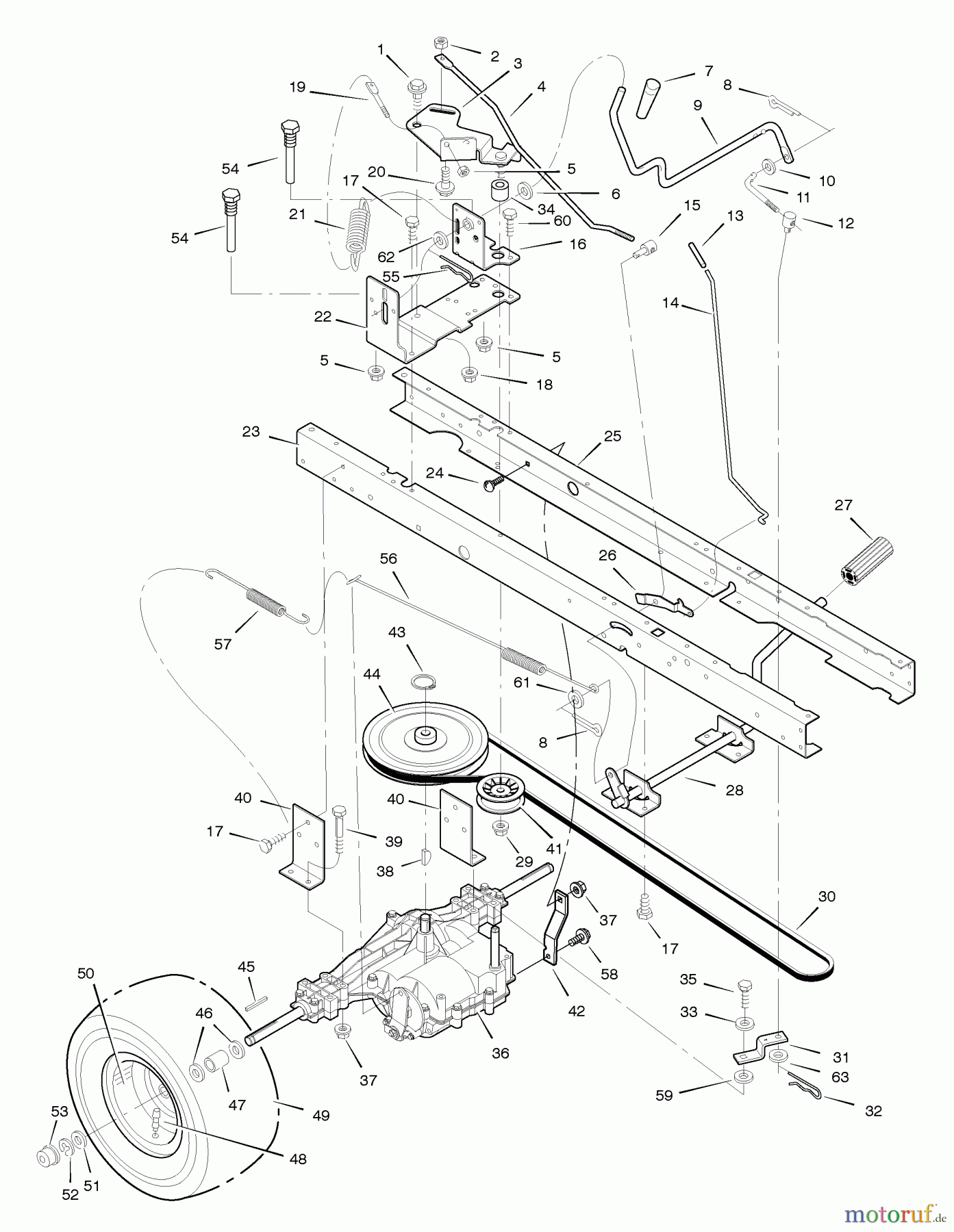  Murray Rasen- und Gartentraktoren 405011x48A - B&S/Murray 40
