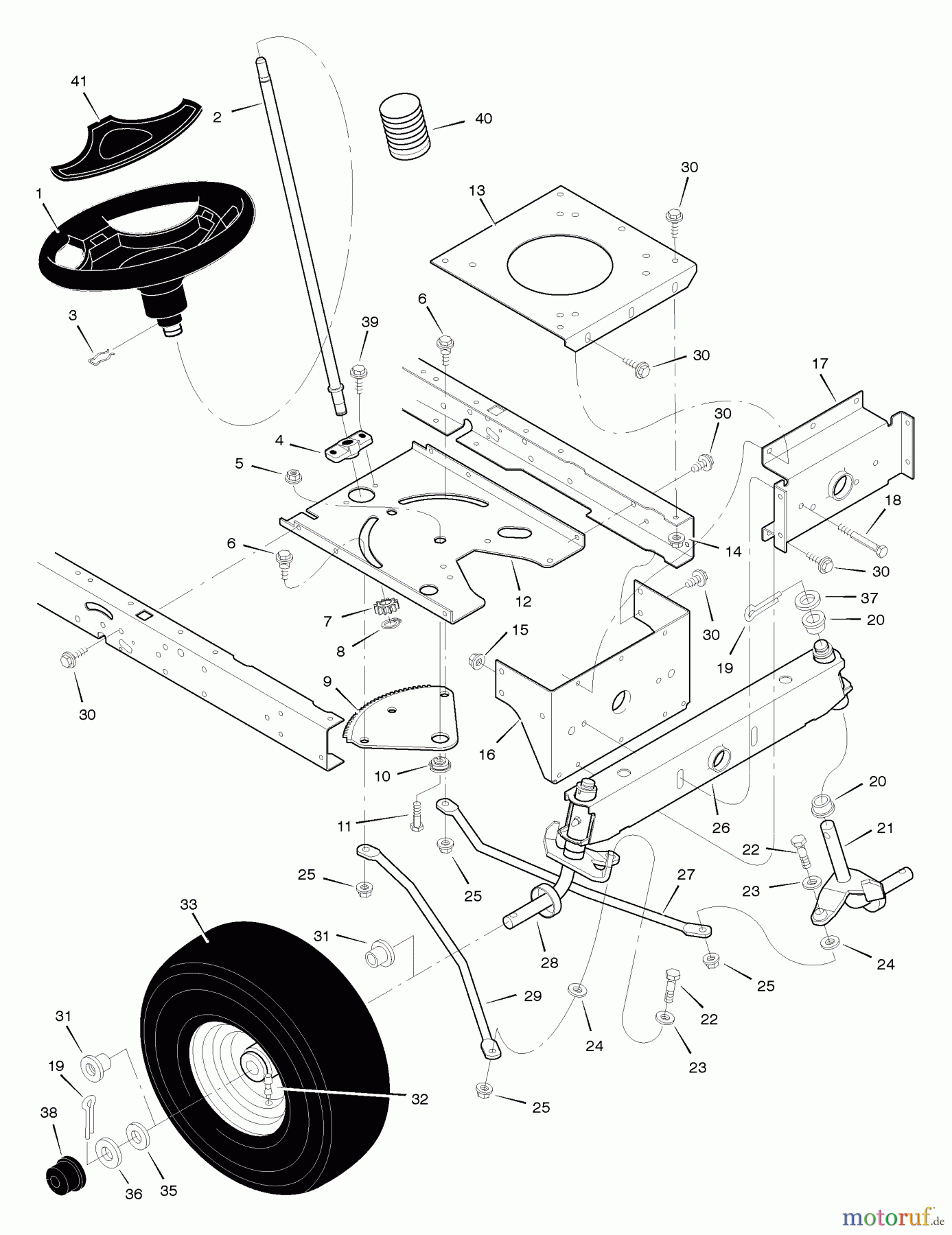  Murray Rasen- und Gartentraktoren 405011x92A - B&S/Murray 40