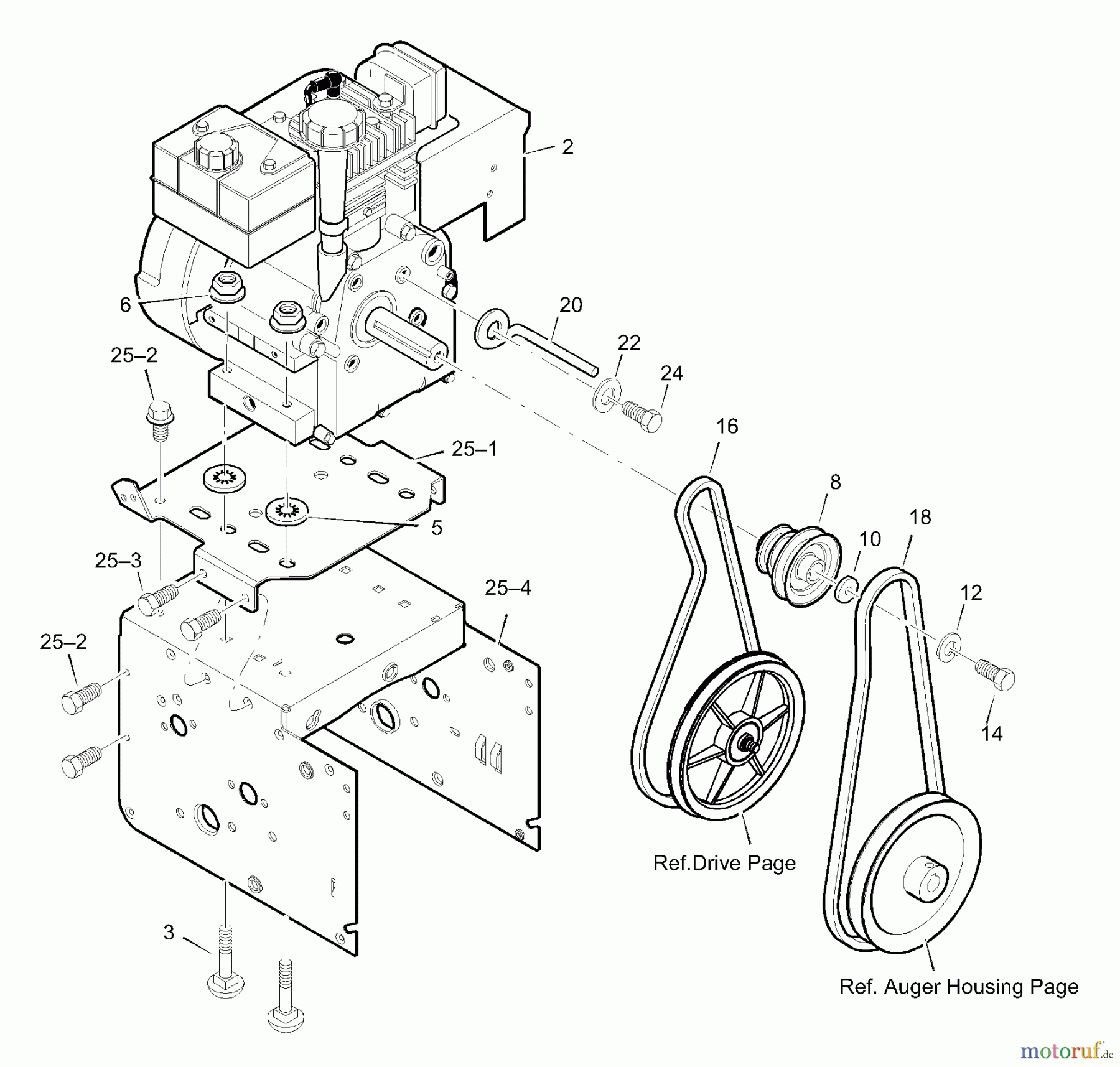  Murray Schneefräsen 622518x31E - Scotts 22