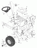 Murray 405014x92A - B&S/ 40" Lawn Tractor (2001) (Walmart) Listas de piezas de repuesto y dibujos Steering