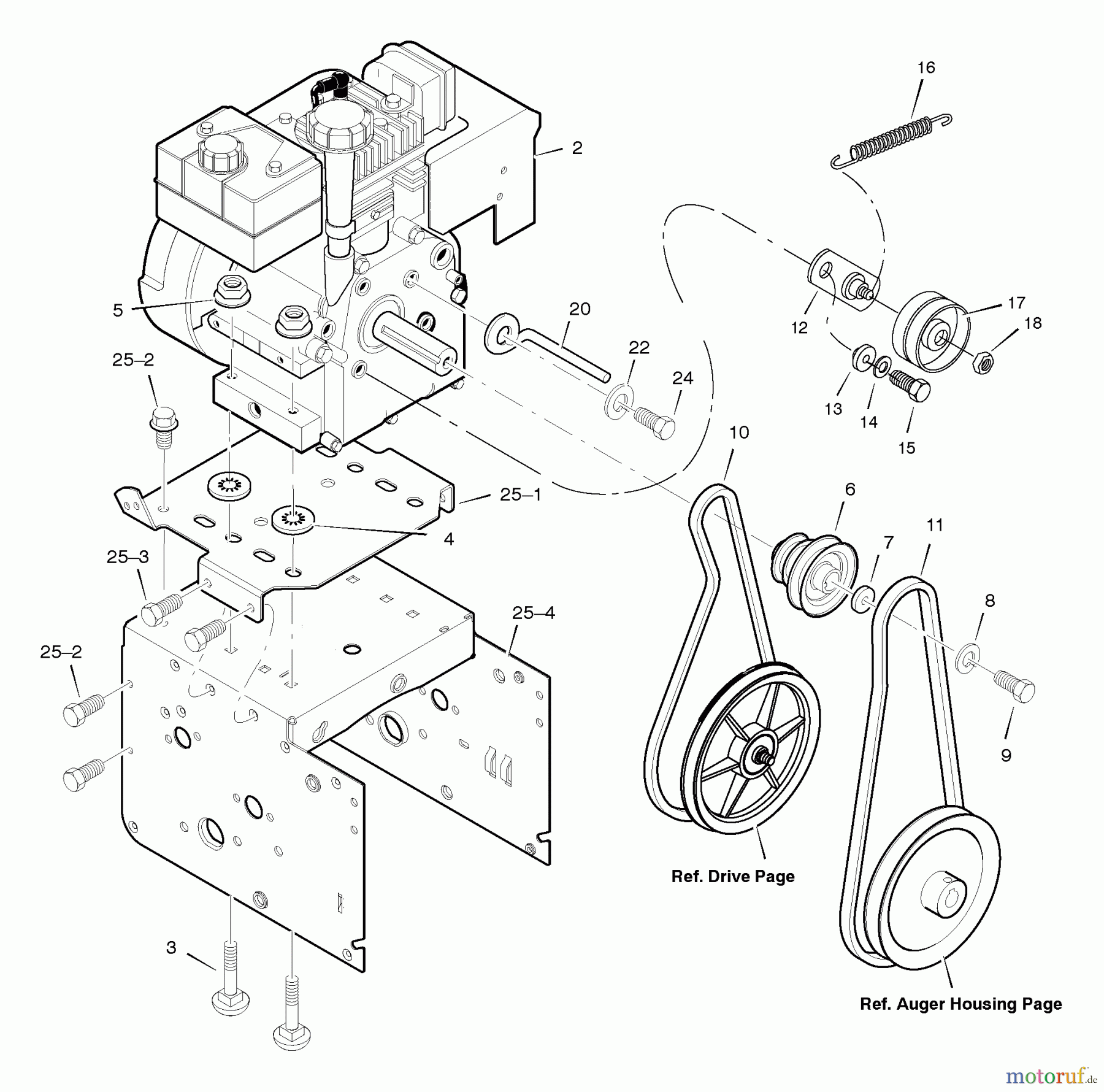 Murray Schneefräsen 624518x31A - Scotts 24