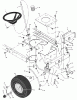 Murray 405014x92A - B&S/ 40" Lawn Tractor (2002) (Walmart) Listas de piezas de repuesto y dibujos Steering