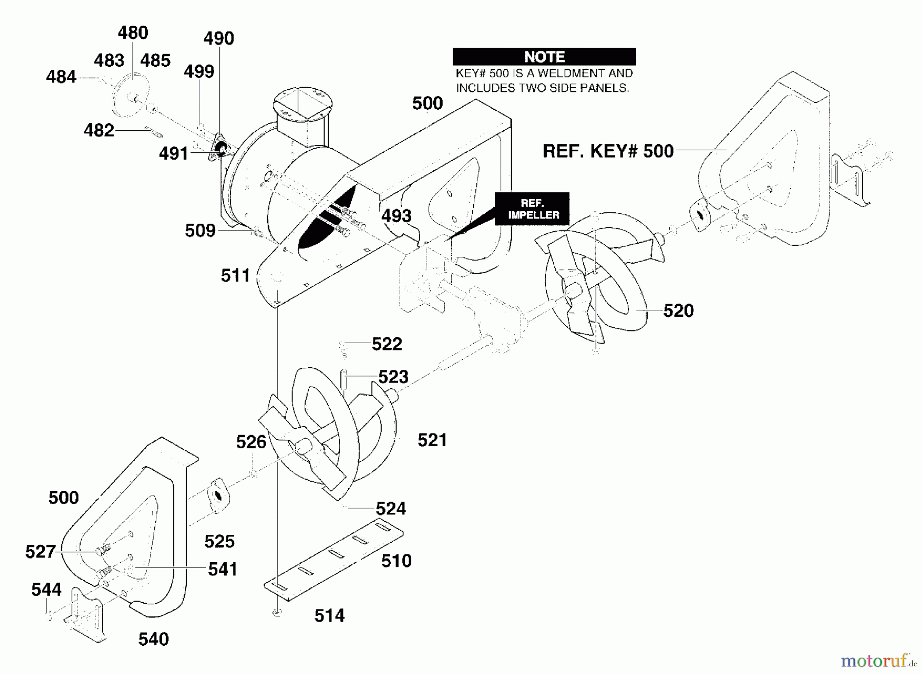  Murray Schneefräsen 624804x31B - Scotts 24