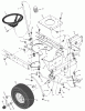 Murray 405015x92A - B&S/ 40" Lawn Tractor (2002) (Walmart) Listas de piezas de repuesto y dibujos Steering
