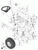 Murray 405015x92B - B&S/ 40" Lawn Tractor (2002) (Walmart) Listas de piezas de repuesto y dibujos Steering