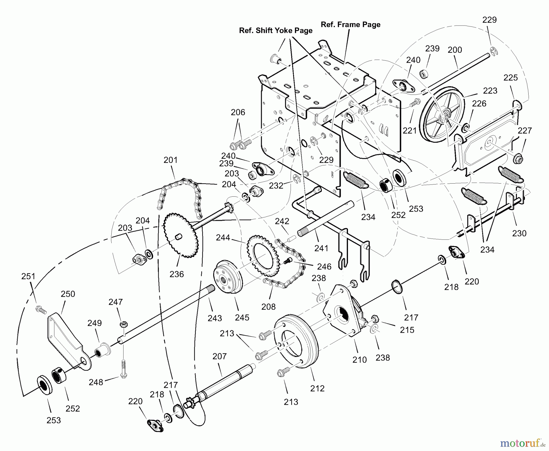  Murray Schneefräsen 627118x43A - Yard King 27