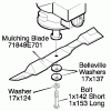 Murray 24024A - Mulch Kit (1998) Ricambi Mulching Blade Assembly