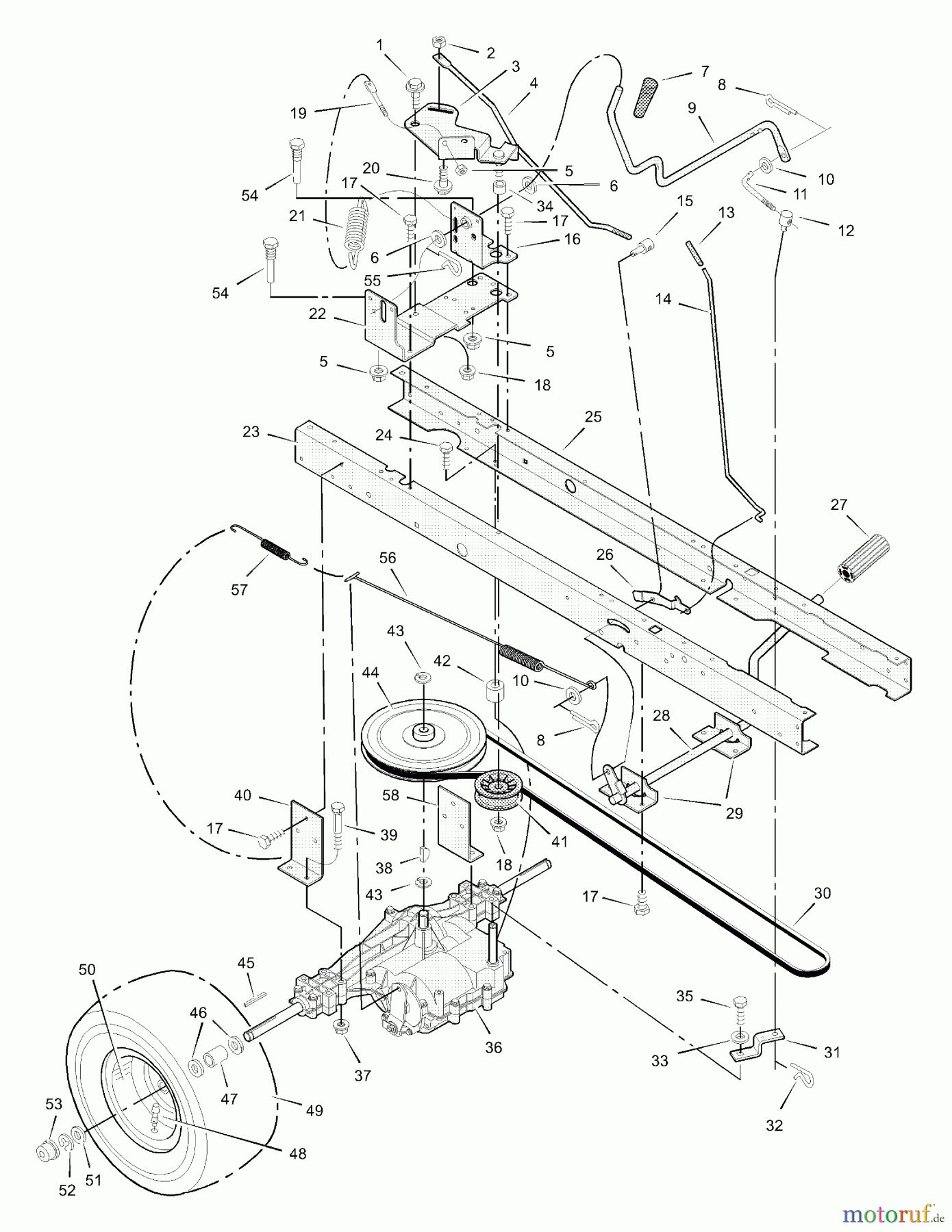  Murray Rasen- und Gartentraktoren 40507x8A - Scotts 40