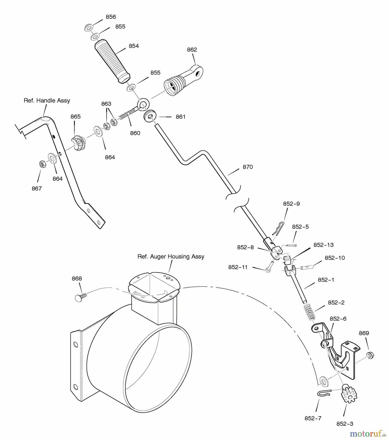  Murray Schneefräsen 631108x83A - B&S/Murray 31