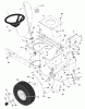 Murray 40530x192A - B&S/ 40" Lawn Tractor (1997) (Walmart) Listas de piezas de repuesto y dibujos Steering