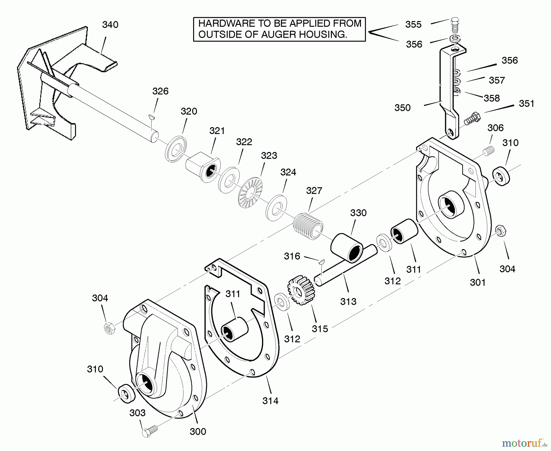  Murray Schneefräsen C950-52313-3 - Craftsman 32