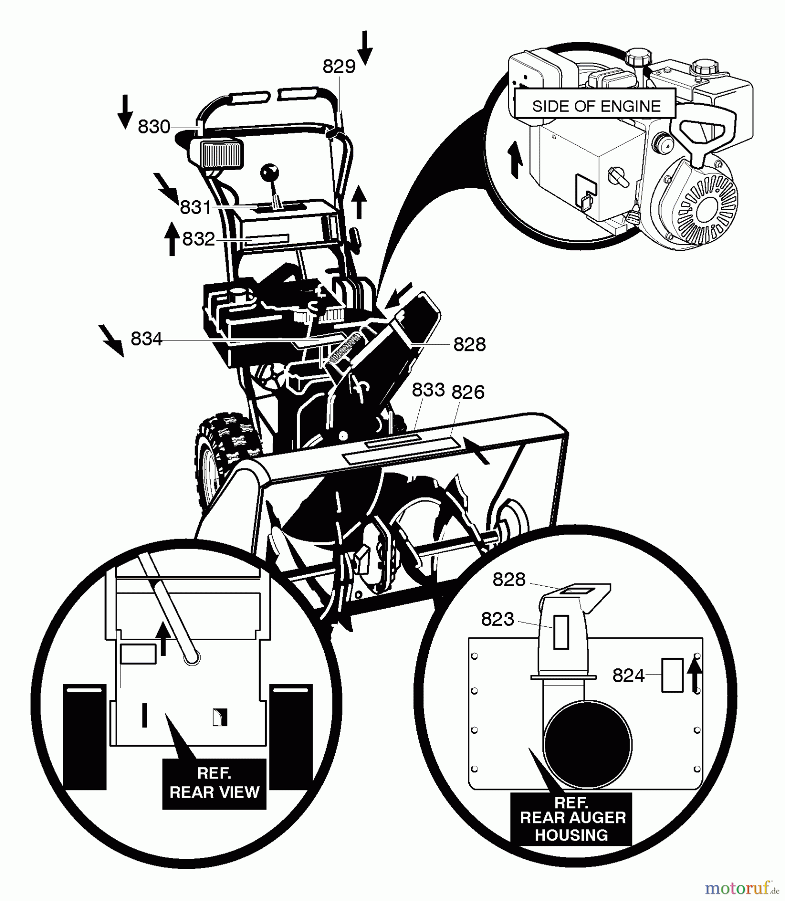  Murray Schneefräsen C950-52421-1 - Craftsman 30