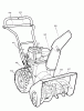 Murray C950-52729-0 (1695382) - Craftsman 24" Dual Stage Snow Thrower (2007) (Sears) Ricambi Decals