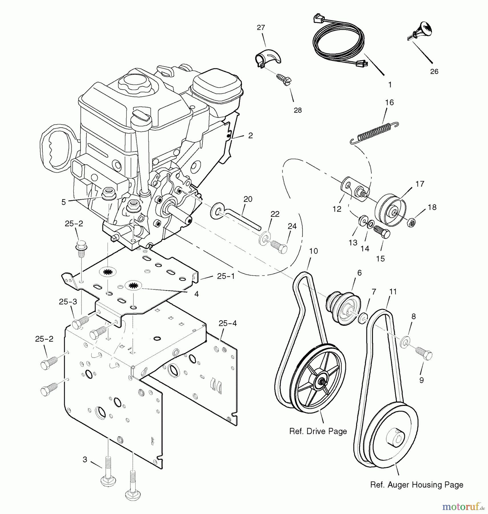 Murray Schneefräsen C950-52751-0 (1695385) - Craftsman 27