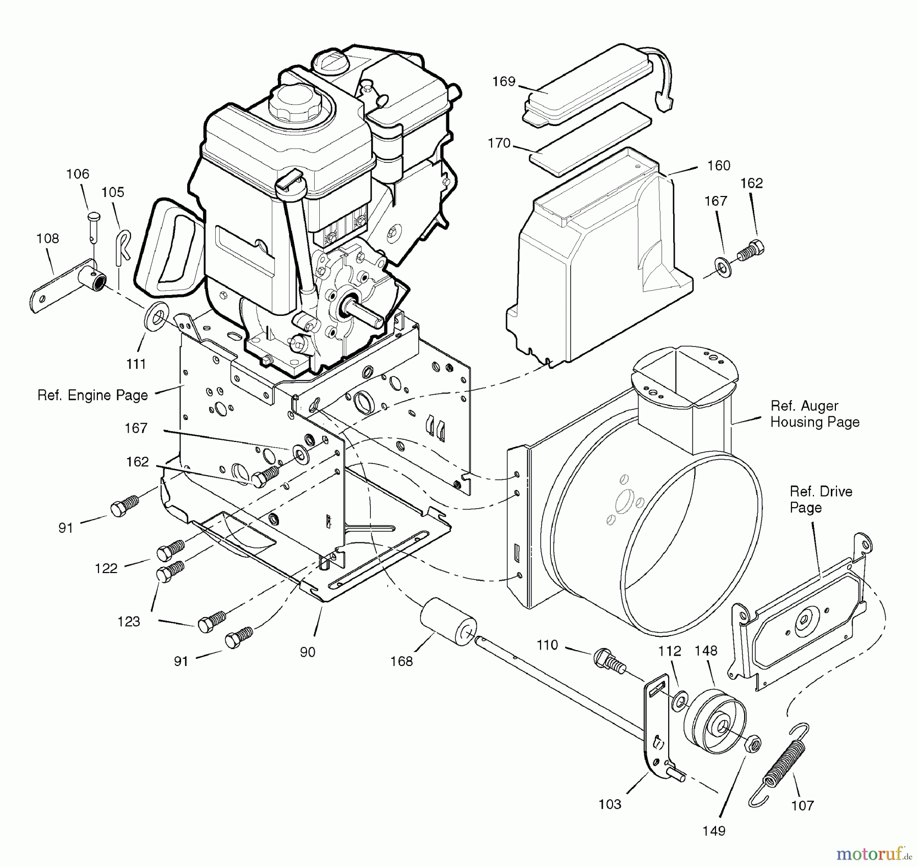 Murray Schneefräsen C950-52843-0 (1695555) - Craftsman 27