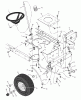 Murray 40541F - 40" Lawn Tractor (2002) Listas de piezas de repuesto y dibujos Steering
