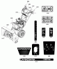 Murray CM691150 (1696053) - Canadiana 27" Dual Stage Snow Thrower (2011) Ricambi Decals Group (2989784)