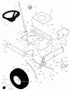 Murray 40541x99A - B&S/ 40" Lawn Tractor (1998) (AAFES) Listas de piezas de repuesto y dibujos Steering
